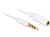 DeLOCK 84717 Audio-Kabel 0,5 m 3.5mm Weiß