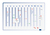 Legamaster Jahresplaner Accents Linear Cool 7-489000 90x60cm tablica do planowania