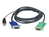 Hewlett Packard Enterprise Q5T69A Tastatur/Video/Maus (KVM)-Kabel Schwarz 1,8 m