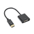 Akyga AK-AD-58 DVI cable 0.2 m DisplayPort Black
