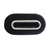 Tripp Lite U040-003-C-FL USB-C Flat Cable (M/M), USB 2.0, Black, 3 ft. (0.91 m)