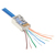 Tripp Lite N232-050-FTP Cat6 RJ45 Pass-Through FTP Modular Plug, 50 Pack