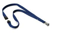 Durable Textile Lanyard 15mm - Midnight Blue - Pack of 10