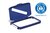 Durable 60L Hinged Bin Lid ECO Blue | Slot Cut-Out for Easy Recycling | DURABIN
