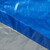 Relaxdays Tischtennisplatte Abdeckung, HBT: 145x150x70 cm, Abdeckplane Tischtennistisch, Outdoor Hülle, Kunststoff, blau