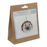 Pom Pom Decoration Kit: Hedgehog: Pack of 1