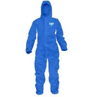 ViGuard SMS 5/6 Chemical HazMat Coverall Suit - Blue - Medium