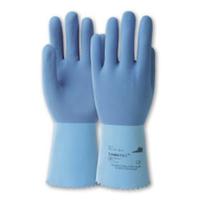 KCL 451 Camatex® Gr.10 Naturlatex, Baumwolle blau komplettbeschichtet, gerauht L