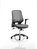 Relay Chair Leather Seat Silver Back With Arms OP000118