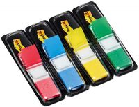 Post-it Index Flags Repositionable 12x43mm 4x35 Tabs Assorted Colours (Pack 140)