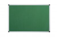 Bi-Office Maya Green Felt Noticeboard Aluminium Frame 120x90cm