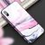 NALIA Custodia Rigida compatibile con iPhone X / XS, Marmo Disegno Cover in 9H Vetro Temperato & Silicone Bumper, Protettiva Hard-Case Resistente Copertura Antiurto Sottile Rosa...