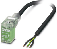 Sensor-Aktor Kabel, Ventilsteckverbinder DIN form C auf offenes Ende, 3-polig, 5
