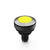 LED-Signalleuchte, 28 V, gelb, Einbau-Ø 30.3 mm, LED Anzahl: 1