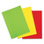 Neonfarbene Etiketten auf dem Bogen 210 x 297 mm gelb