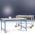 Manuflex BB3037.6011 Helyhez kötött BASIS oldalsó asztal műanyag asztallaplal zöld alapon, RAL 6011, szélesség x magasság: 1250 x 600 x 780 mm Rezedazöld (RAL