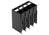 WAGO 2086-1104 Nyomtatott áramköri kapocs 1.50 mm² Pólusszám 4 Fekete 1 db