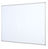 Bi-Office Maya Non Magnetic Melamine Whiteboard Grey Plastic Frame 600x900mm