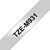 TZE-M931 LAMINATED TAPE 12MM , 8M BLACK ON SILVER/METALLIC ,