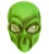 masque coque alien vert luxe