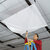 Desviador de fugas para tejados, A x H 1520 x 1520 mm, transparente.