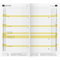 Ersatzkalendarium M-planer 8,7x15,3cm 1 Monat/2 Seiten 2024