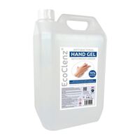 EcoTech EcoClenz 70% Alcohol Hand Purifying Wash Cleaning Liquid Gel - 5L