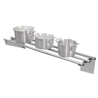 Vogue Stainless Steel Wall Shelf- Stainless Steel - Flat Packed - 1200x300mm