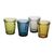 Olympia Cabot Panelled Glass Tumbler Green 260ml / 9oz Pack Quantity - 6