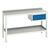 Bott heavy duty welded workbenches with steel worktop and blue drawer
