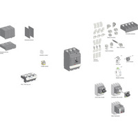 Anschlusserweiterung, für INS250 INV100-250 NSX100-250 DC -3P, 2er-Set