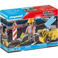 Playmobil: City Action Útépítő betonvágóval (71185)