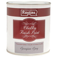 Rustins CHAPG500 Chalky Finish Paint Georgian Grey 500ml