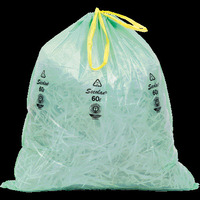 Secolan® Mülleimerbeutel, 60 Liter mit Zugband