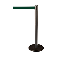 Barrier Post / Barrier Stand "Guide 28" | anthracite green similar to Pantone 3302 C 4000 mm