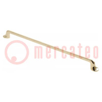 Holder; ZnAL; H: 28mm; L: 353mm; Holes pitch: 320mm; FABRICIO; handle