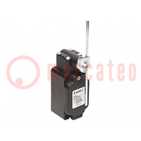 Limit switch; adjustable plunger, length R 19-116mm; NO + NC