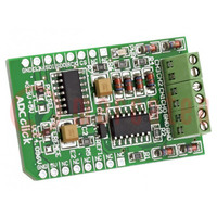 Click board; plaque prototype; Comp: MCP3204; convertisseur A/D