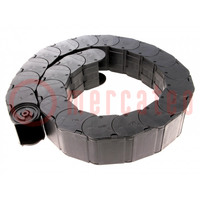 Cable chain; 158; Bend.rad: 100mm; L: 1012mm; Int.height: 40mm