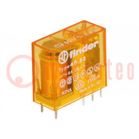 Relay: electromagnetic; DPDT; Ucoil: 60VAC; Icontacts max: 15A