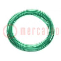 Pneumatic tubing; max.15bar; L: 20m; r bending min: 75mm; green