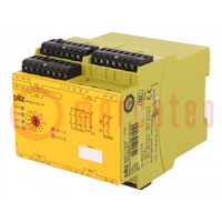 Module: safety relay; PNOZ XV3.1P; Usup: 24VDC; IN: 6; OUT: 6; IP40