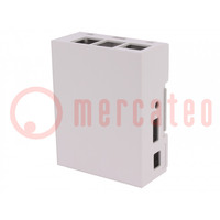 Carcasa: para ordenador; ODROID C1+; ABS,policarbonato; gris