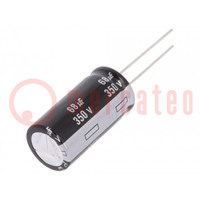 Capacitor: electrolytic; THT; 68uF; 350VDC; Ø16x31.5mm; ±20%; 5000h