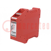 Module: safety relay; CS; 230VAC; for DIN rail mounting; -25÷55°C
