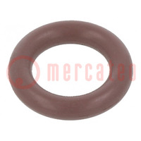 O-ring gasket; FPM; Thk: 2.5mm; Øint: 8mm; brown; -20÷200°C