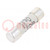 Fuse: fuse; gR; 20A; 1000VDC; cylindrical