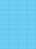 Etiketten - Blau, 2.97 x 5.25 cm, Papier, Selbstklebend, Für innen, DIN A4
