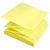 Öntapadós jegyzettömb Info Notes 75x75 mm 80 lapos Z tömb élénk sárga