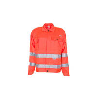 Warnschutzbekleidung Bundjacke uni, Farbe: orange, Gr. 24-29, 42-64, 90-110 Version: 56 - Größe 56